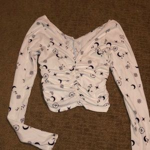 Long Sleeve Moon Top